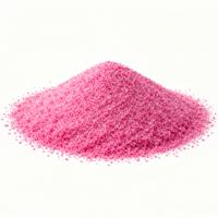 Rayher decoratie zand - 3x - 650ml - roze - hobby zandkorrels - sierzand