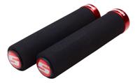 SRAM grips locking grips rubber foam black/red