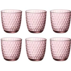 Bormioli Rocco Glazen Slot - Roze - 290 ml - 6 stuks