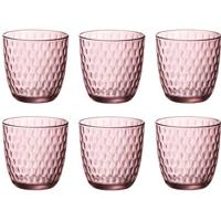 Bormioli Rocco Glazen Slot - Roze - 290 ml - 6 stuks