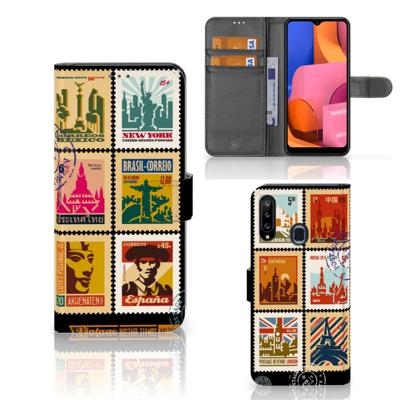 Samsung Galaxy A20s | Flip Cover | Postzegels