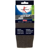 Lucovitaal Bamboe huissokken anti slip one size