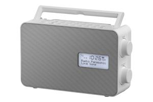 Panasonic RF-D30BTEG-W Keukenradio DAB+, VHF (FM) Bluetooth, AUX Wekfunctie, Spatwaterbestendig Wit