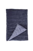 WALRA Plaid Velvet Touch Blauw - 130x180 cm