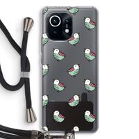 Vogeltjes: Xiaomi Mi 11 Transparant Hoesje met koord
