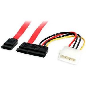 StarTech.com 18 inch Serial ATA Data Cable with LP4 Adapter