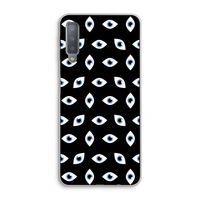 Eyes pattern: Samsung Galaxy A7 (2018) Transparant Hoesje