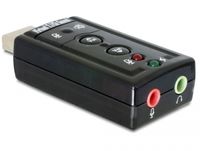 Delock 63926 Externe USB 2.0-geluidsadapter Virtueel 7.1 - 24 bit / 96 kHz met S/PDIF - thumbnail