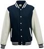 Just Cool JH043 Varsity Jacket - Oxford Navy - 3XL