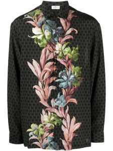 ETRO chemise en soie à fleurs - Vert