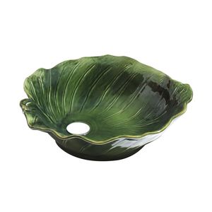 Waskom Best Design Flower 40 cm Keramiek Glanzend Groen