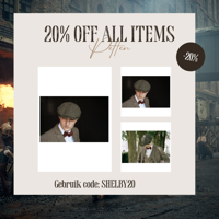 CitySport Cap Deluxe | Groen Wol Visgraat | 8-Panelen | Peaky Blinders