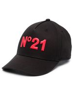 Nº21 Kids casquette à logo brodé - Noir