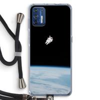 Alone in Space: Motorola Moto G9 Plus Transparant Hoesje met koord - thumbnail