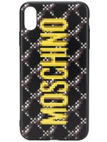 Moschino coque d'iPhone X à logo - Noir