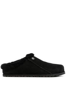 Birkenstock claquettes Zermatt en daim - Noir