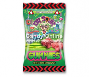 Dr. Sour Dr. Sour - Gummies Strawberry 200 Gram