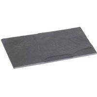 1x Leisteen bord/plank 18 x 11 cm - Dienbladen - thumbnail