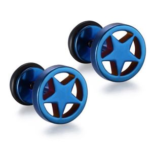 Mendes Star Stud oorbellen Blue