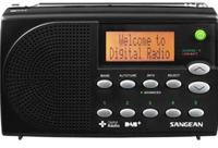 Sangean DPR-65 Transistorradio DAB+, VHF (FM) Acculaadfunctie Zwart