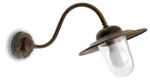 Moretti Luce Schuine buitenlamp Casale - verouderd messing 1365.T.AR