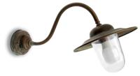 Moretti Luce Schuine buitenlamp Casale - verouderd messing 1365.T.AR - thumbnail