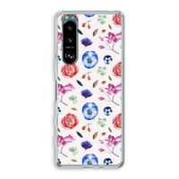 Bloemetjes: Sony Xperia 5 III Transparant Hoesje