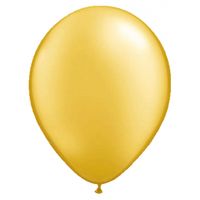 50x stuks Ballonnen metallic goud 30 cm - thumbnail