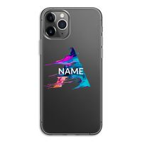 Abstract Spectrum: iPhone 11 Pro Transparant Hoesje