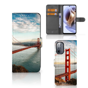 Motorola Moto G31 | G41 Flip Cover Golden Gate Bridge