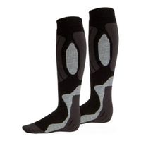 Rucanor Svindal skisokken 2-pack unisex zwart/grijs maat 43-46