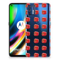 Motorola Moto G9 Plus | Siliconen Case | Paprika Red