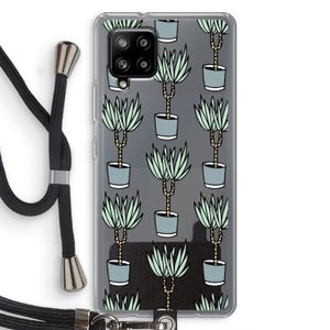 Boompje: Samsung Galaxy A42 5G Transparant Hoesje met koord