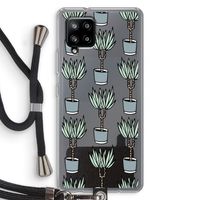 Boompje: Samsung Galaxy A42 5G Transparant Hoesje met koord