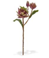 Kunst Artisjok deluxe 70 cm burgundy