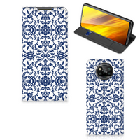 Xiaomi Poco X3 Pro | Poco X3 Smart Cover Flower Blue - thumbnail