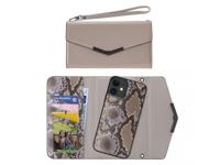 Mobilize Mobilize 2in1 Elegant Magnet Clutch Apple iPhone XR/11 Beige Snake
