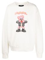 DOMREBEL sweat Punk Bear - Blanc