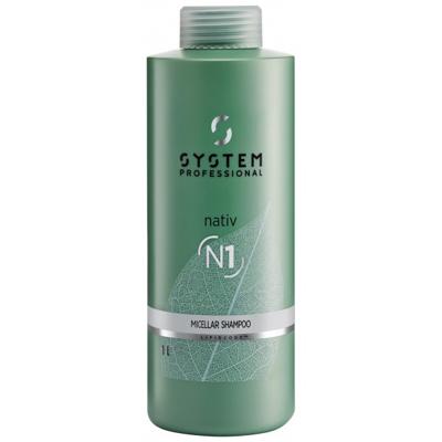 System Professional Nativ Micellar Shampoo 1000ml | Voor Shampoo Zonder Siliconen