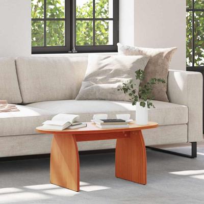 Salontafel Wasbruin 80 x 40 x 35 cm Massief grenenhout