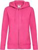 Fruit Of The Loom F440N Ladies´ Premium Hooded Sweat Jacket - Fuchsia - XXL