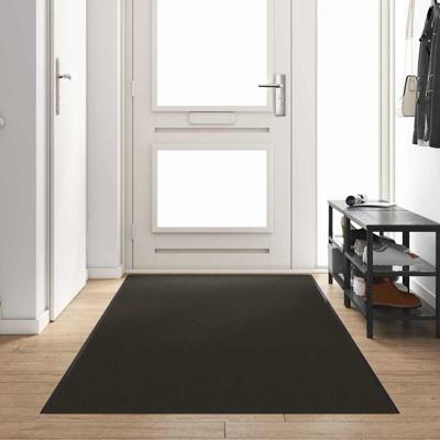 Deurmat Zwart 120 x 350 cm Polyamide en PVC