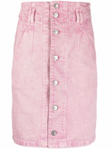 MARANT ÉTOILE jupe en jean à taille haute - Rose