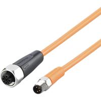 ifm Electronic EVT467 Verbindingskabel Aantal polen (sensoren): 3, 5 Stekker, recht, Bus, recht 0.3 m 1 stuk(s)