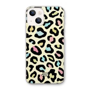 Leopard pattern: iPhone 13 mini Transparant Hoesje