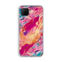 Pastel Echoes: Huawei P40 Lite Transparant Hoesje