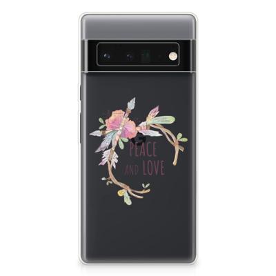 Google Pixel 6 Pro Telefoonhoesje met Naam Boho Text Google Pixel 6 Pro Telefoonhoesje met Naam Boho Text