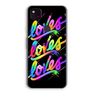 Loves: Google Pixel 4a 5G Transparant Hoesje