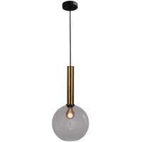 Masterlight Hanglamp Ø 25cmBella 2 Antiek messing met smoke glas - 2980-10-05-25