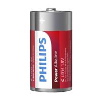 Philips batterij "powerlife" battery powerlife lr14 baby 2 in blister